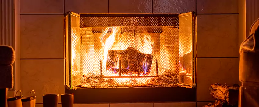 Mendota Hearth Landscape Fireplace Installation in Fort Thomas, Kentucky